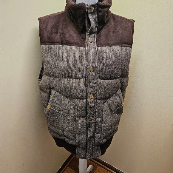 Eastside Westside Herringbone Tweed Vest - Picture 1 of 6